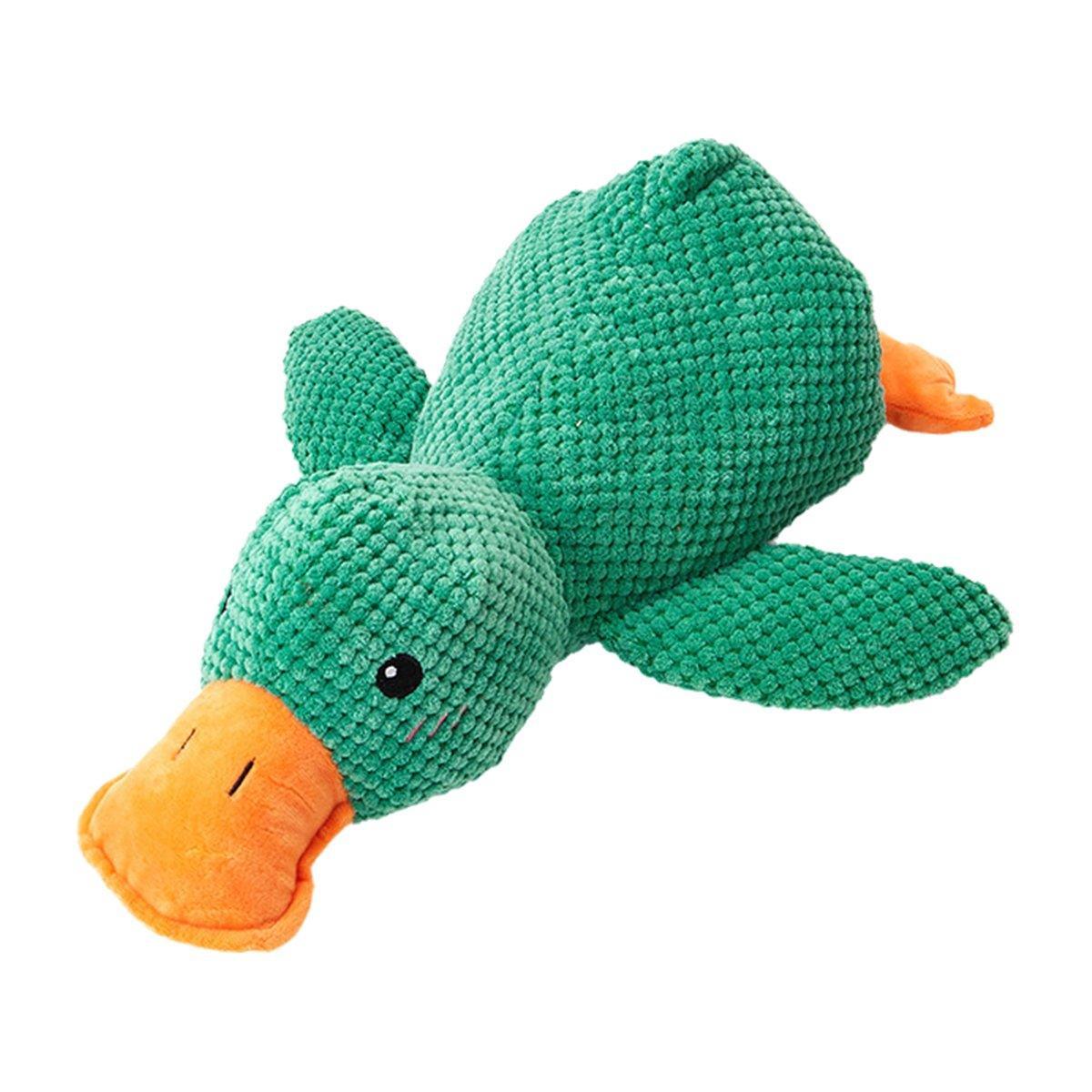 Plush Cartoon Duck Dog Toy Interactive Squeaky Pet Toy Durable Fun Chew Toy-6