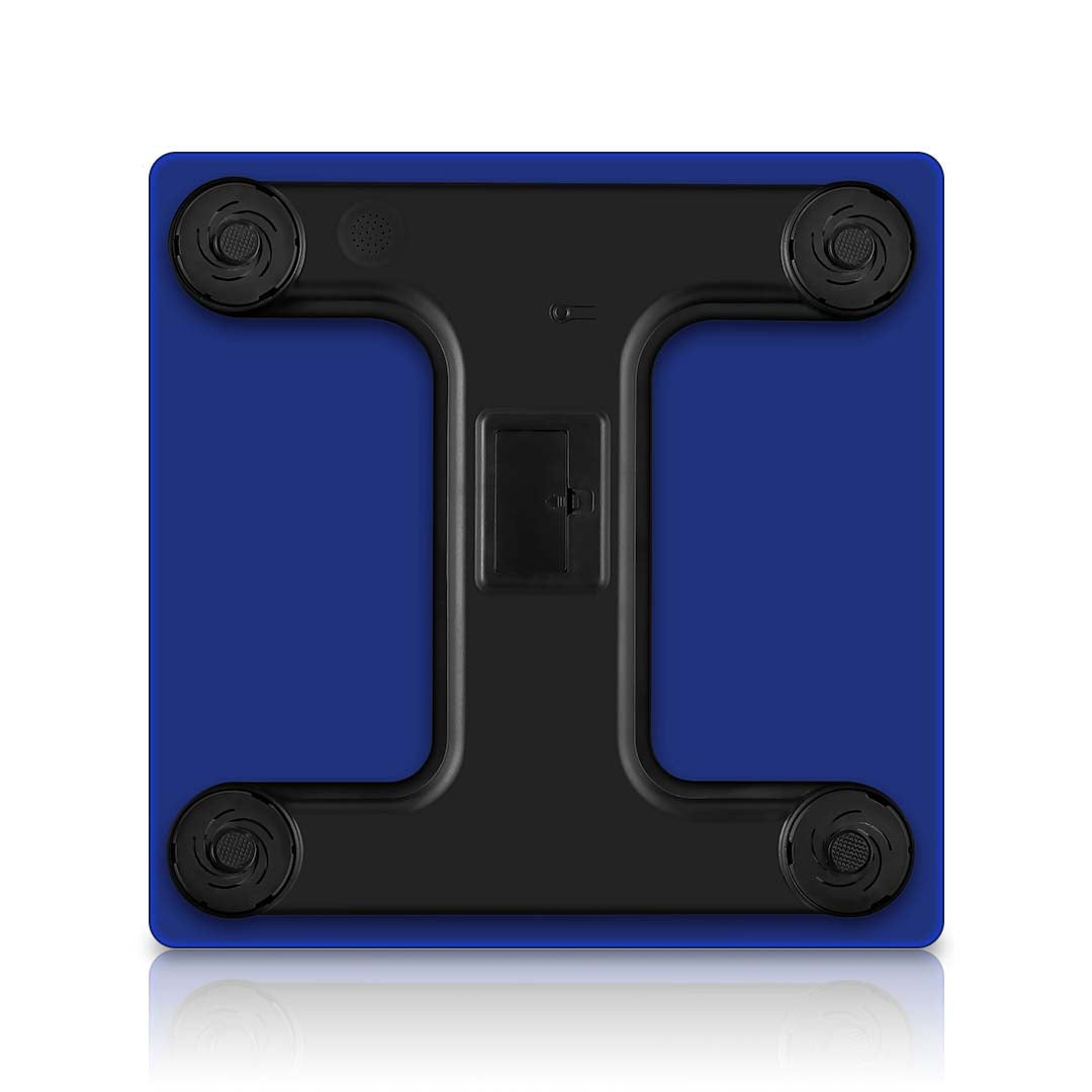 NNEAGS Glass LCD Digital Body Fat Scale Bathroom Electronic Gym Water Weighing Scales Blue-4